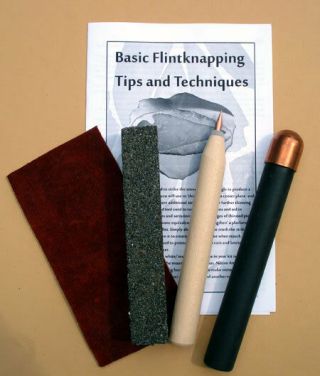 Medium Copper Bopper Knap Pack - Tools For Flint Knapping Arrowheads And Blades