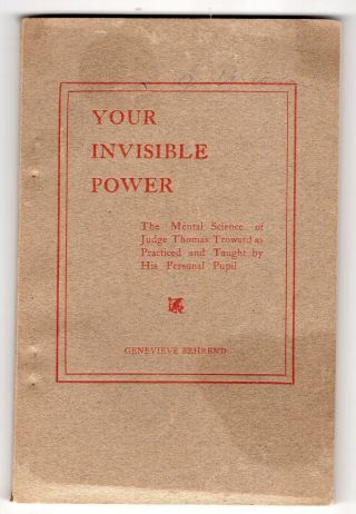 1927 Psychic Powers,  Your Invisible Power