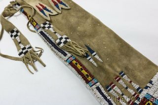 CHEYENNE BEADED AND FRINGED PIPE BAG - ERNEST VON KRONWITTER 3