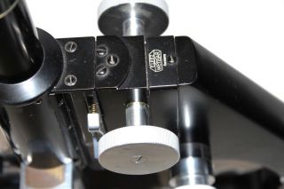 E.  Leitz Wetzlar (Leica) Black Mini Petrographic Microscope,  Please Read: 6