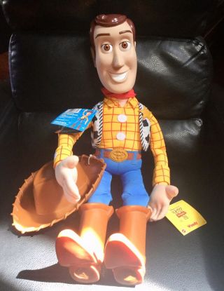 Rare Toy Story 2 Jumbo Large 31” Woody Doll W/ Hat & Holster With Tags 2001