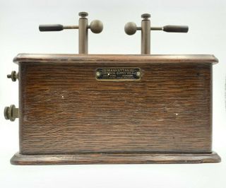 Antique Mesco Manhattan Electrical Supply Co Telegraph Spark Coil 464