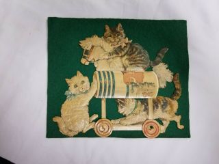1905 Antique Playtime Cats Calendar Distributed By Raphael Tuck & Sons.