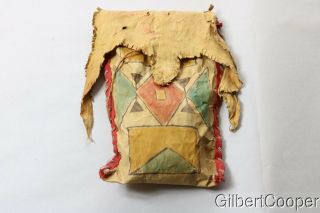 SIOUX SHAMAN ' s PARFLETCH BAG WITH TACKED BUFFALO HOOF BOWL - VON KRONWITTER 5