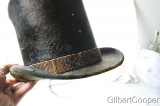 SIOUX BEADED TOP HAT - 19TH CENTURY 4