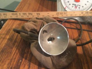 Vintage Justrite Carbide Lamp Miner’s Headlamp Coal Mining Light with Hat / Cap 4
