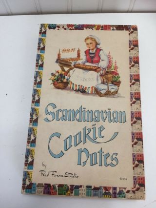 Vintage Scandinavian Cookie Notes Red Farm Studio Recipes 23024
