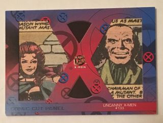 2018 Fleer Ultra X - Men Dark Phoenix Wolverines 1st Cvr 133 Comic Cut Panel /43