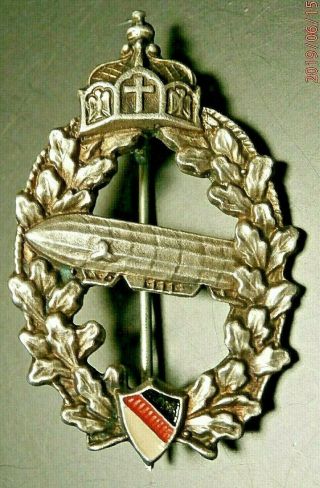 1914 Zeppelin Naval Flier Badge Of Honor For Driving Personel C1050