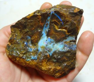 Natural Boulder Opal Rough Parcel From Winton 2.  07 KG Total Lapidary Hobby 4