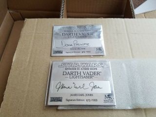 Master Replicas Darth Vader Lightsaber James Earl Jones/David Prowse Dual 7