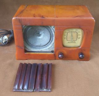 Motorola 52 Yellow Catalin Radio
