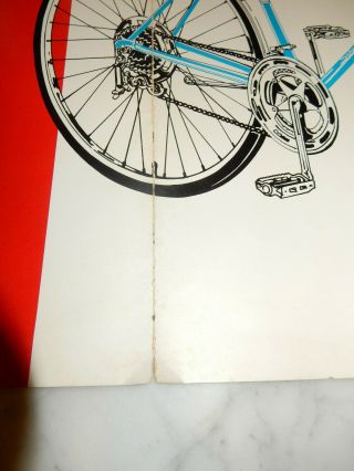 Vintage Schwinn Bicycle Advertising Banner 4