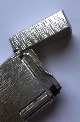 St.  Dupont Ligne 1 (Small) Silver Plated Lighter - Fully Overhauled & 7