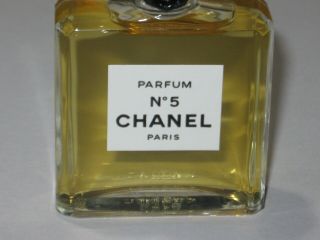 Vintage Perfume Bottle Chanel No 5 Bottle/Boxes - - 1/2 OZ - Full - 3 6