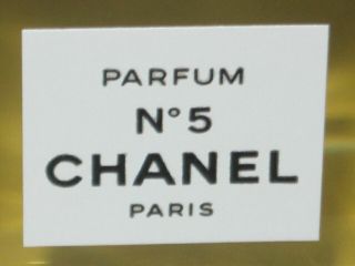 Vintage Perfume Bottle Chanel No 5 Bottle/Boxes - - 1/2 OZ - Full - 3 7