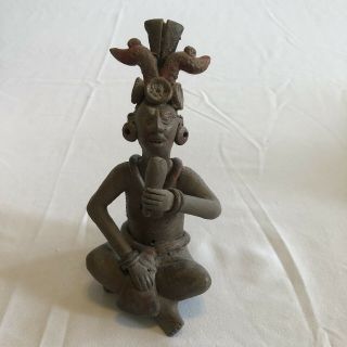 Pre - Columbian Shaman/medicine Man Mayan Late Classic Period C.  600 - 850 Ad Jaina