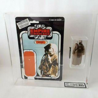 Star Wars ESB 4 - LOM Bounty H.  Figure & Rare CLIPPER 45 Card Back Graded UKG 85 2