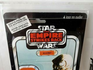 Star Wars ESB 4 - LOM Bounty H.  Figure & Rare CLIPPER 45 Card Back Graded UKG 85 6