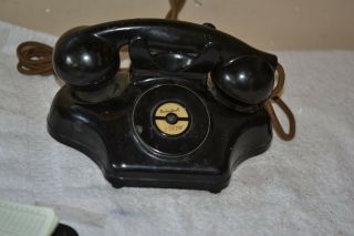 Vintage Kellogg Switchboard & Supply Co.  Black Telephone -