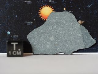 Nwa 12333 Meteorite - R5 (rumurutite) Chondrite - 3.  64g Slice