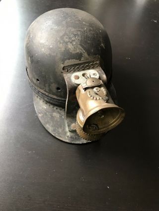 Antique - Vintage - Msa Barta Headsaver Cap Mining Helmet - Hat - Coal Miner Penn Size 7