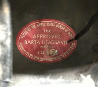 Antique - Vintage - MSA Barta Headsaver Cap Mining Helmet - Hat - Coal Miner Penn Size 7 7