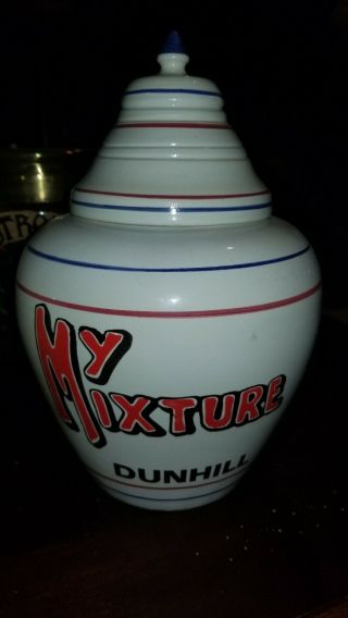 ●older Dunhill My Mixture Large Retail Tobacconist Store Jar.  Old Stock