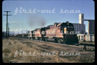 Slide - Rock Island Ri 4704 Action On Freight Denver Co 1974