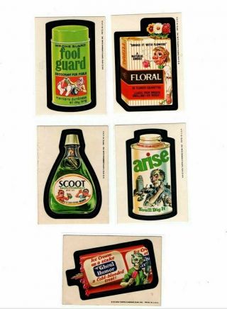 1976 1977 Topps Wacky Packages 16th Series 16 Complete Set 30/30 Ex -