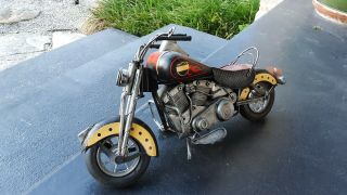Metal Motorcycle Decor Harley Davidson Tin