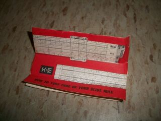 Analon K&E Dimensional Analysis 68 - 1400 Slide Rule.  RARE with case 10
