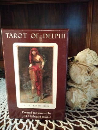 Tarot Of Delphi By J.  D.  Hildegard Hinkel,  Deck & Booklet