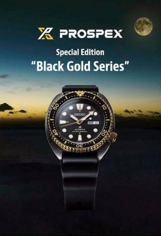 Latest Seiko SRPD46K1 Asia Special Edition Black Gold turtle prospex 3