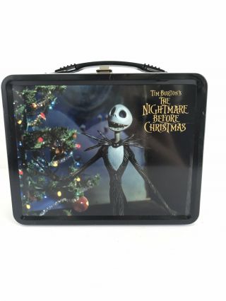 Disney The Nightmare Before Christmas Metal Neca Lunchbox With Thermos
