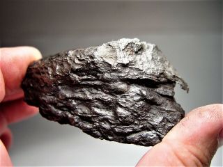 NICELY SHAPED SPECIMEN DRONINO ATAXITE IRON METEORITE INDIVIDUAL 133.  6 GMS 2