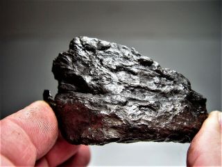 NICELY SHAPED SPECIMEN DRONINO ATAXITE IRON METEORITE INDIVIDUAL 133.  6 GMS 6