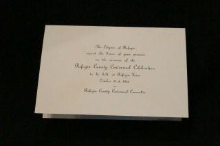 1936 Invitation & Program Centennial Refugio,  Texas @ Our Lady of Refuge Mission 2