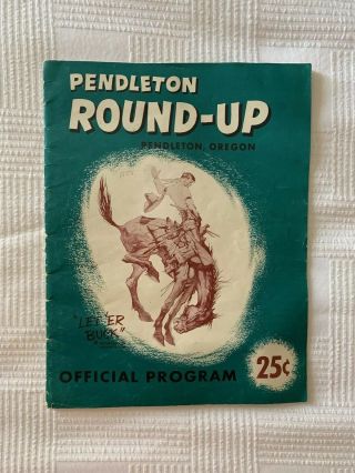 1952 Pendleton Round Up & Happy Canyon Indian Pageant Programs & Currency Bucks