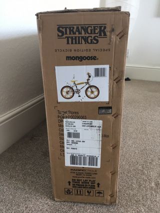 2019 Special Edition Mongoose Motomag 20” Stranger Things 3 BMX Netflix Mad Max 12