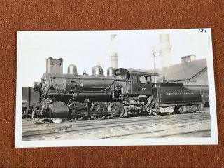 York Central Railroad Locomotive 137 Antique Photo @ W Albany Ny
