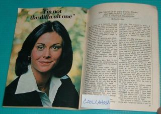 1978 Tv Guide Article Kate Jackson Sabrina Duncan On Charlies Angels Series