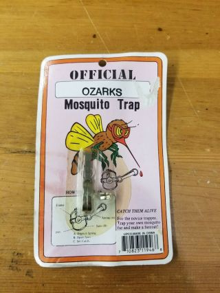 Official Ozarks Mosquito Trap - Catch Them Alive - Novelty Gag Gift - Vintage