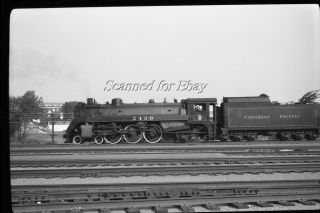 Canadian Pacific 2459 Quebec Aug 1957 Photo Negative - Railroad