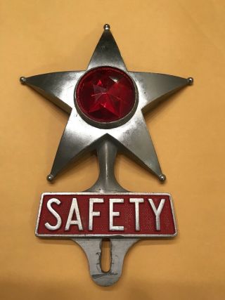 License Plate Topper Reflector San Jose Safety Device Authentic Small Repair