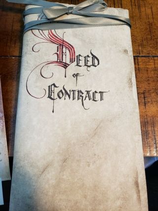 The Hobbit Deed Of Contract - Conditions Of Engagement