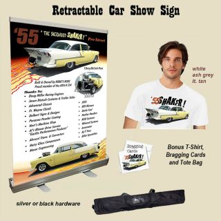All Venue Retractable Bonus Car Show Display W/ T - Shirt