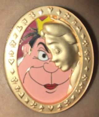 Disney Pin Villains Duets Alice In Wonderland Queen Of Heart Le 3000 No Tin