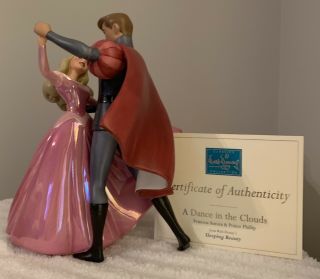 Wdcc Sleeping Beauty “a Dance In The Clouds” Pricess Aurora & Prince Phillip Mib