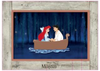 2019 Disney D23 Expo Little Mermaid 30th Anniversary Ariel Eric Framed Pin Le150